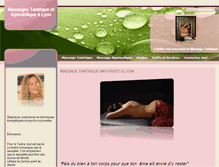 Tablet Screenshot of massage-sacre.com